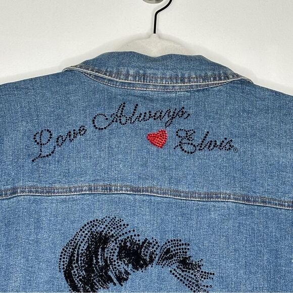 The Bradford Exchange Elvis Presley Denim Jacket - Picture 8 of 13